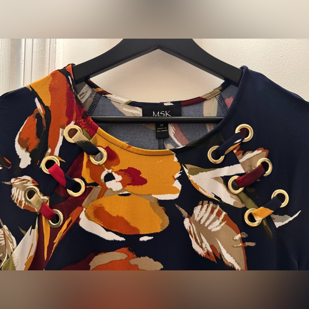 MSK - Grommet Flare Dress